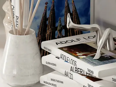 Decorative Set 01 3D model 29