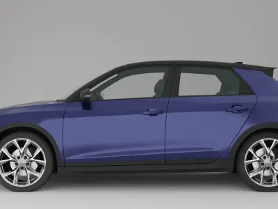 Audi A1 Citycarver 2019 3D Model 3D model