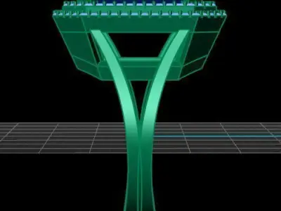 Unisex Ruby Golden Ring  3D print model