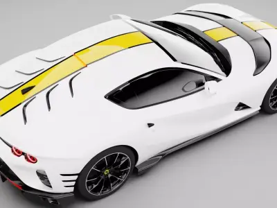 Ferrari 812 Competizione 2021 3D model