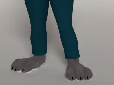 Judy Hopps Model Low-poly 3D model