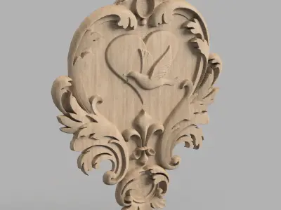 Sailing Decorative Panel 3D print model