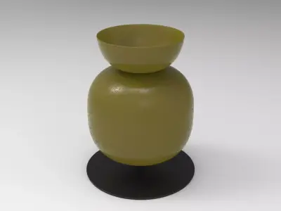 Nuly Vase Low-poly 3D model