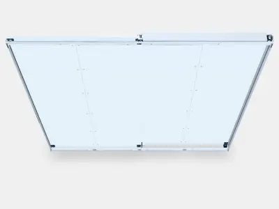 HASVIK Pair of sliding doors 1 Low-poly 3D model