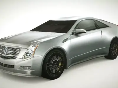 Generic Coupe v3 Low-poly 3D model