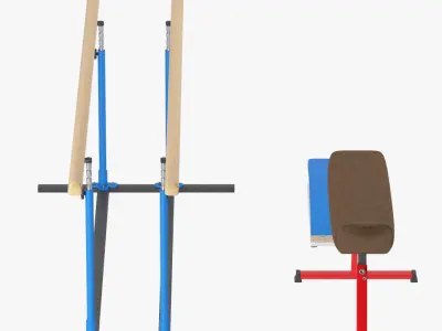 Gymnastic equipment 3D model