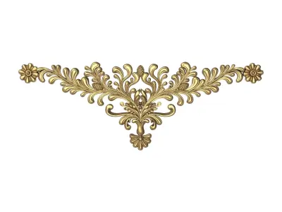 decorative pattern ready for 3D printing 3D model 3