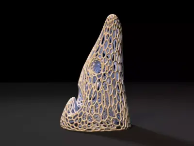 Ghost cone halloween 2 3D print model