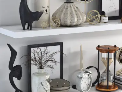 Decorative set 02 3D model