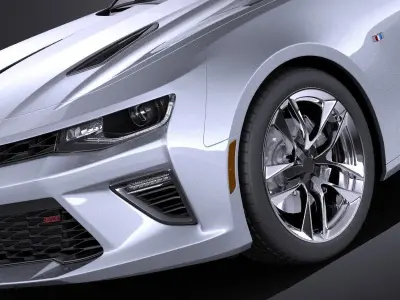 Chevrolet Camaro Cabrio 2016 VRAY 3D model