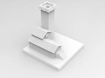 MINIATURE DECORATIVE INCENSE BURNER 3D print model