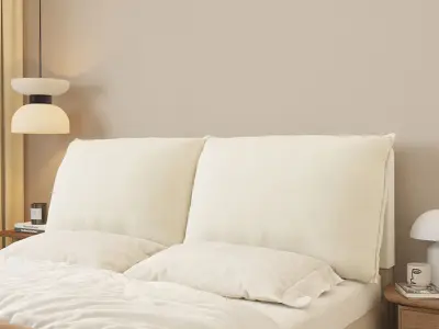 Comfortable bedroom interior scene  3D model