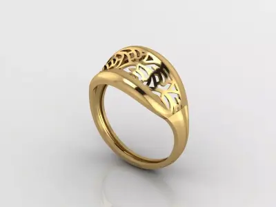 Women Plain Ring Ready STL 3DM Models Womens Rings 3D models 3D print model