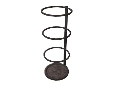 Modern Design Umbrella Stand v1 005 Low-poly 3D model