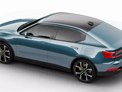 Polestar 2 2020 electric coupe 3D model