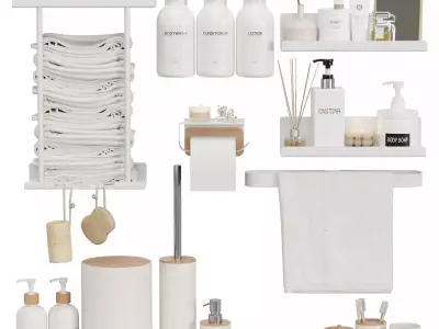 Bathroom Accessories Collection 01