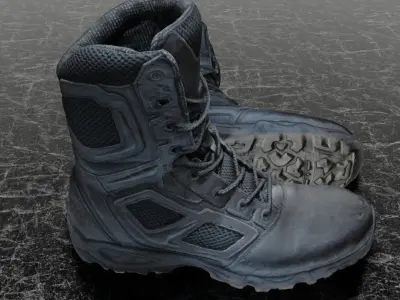 MAGNUM ELITE SPIDER X 3D COMBAT BOOTS 3D model