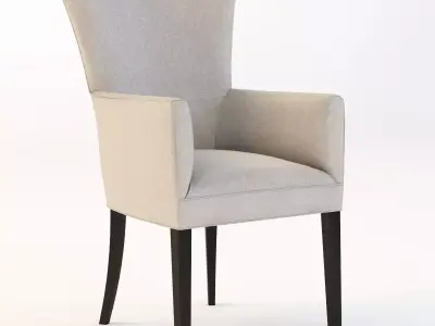 Bolier Classic Armchair 90018 3D model