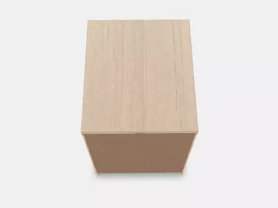 MALM Chest of 2 drawers Low-poly 3D model