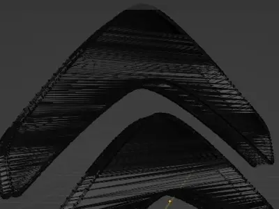 Citroen 3D Logo Low-poly 3D model