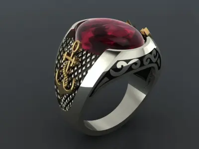 Men RiNG  EY014 3D print model