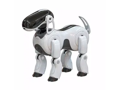 Robot dog 3D model