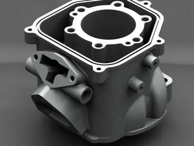 Cylinder Aprilia RSA125 3D print model