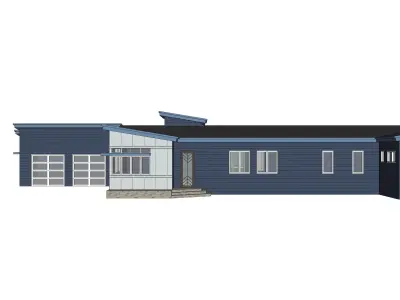 Modern House -19 -Archimple LLC 3D model