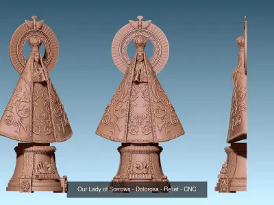 Virgins -  Mother of God - CNC 3D Model Collection