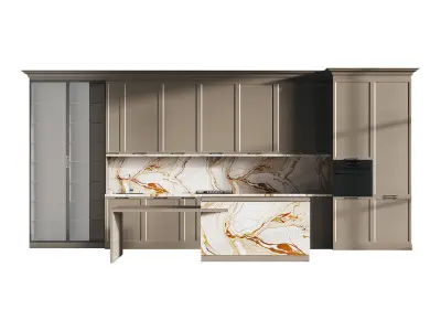Modern kitchen 15 3D model