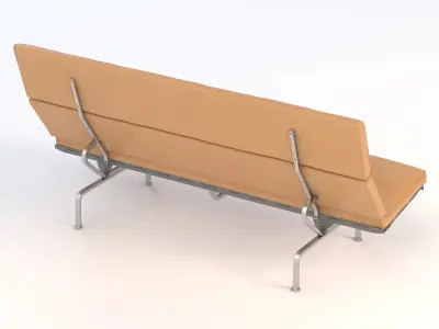Eames Sofa Compact 3D model