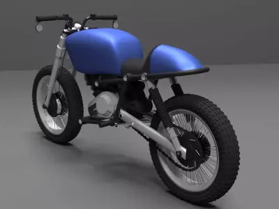 Caferacer bike 3D model