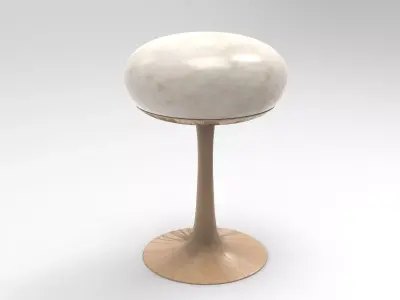 Puppa Table Lamp Low-poly 3D model