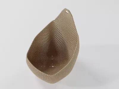 WICKER BASKET20 3D model