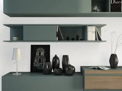 Contemporary TV Furniture 01 3D model