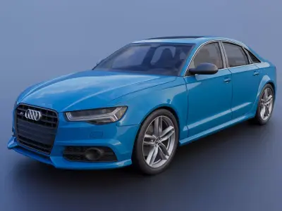 Audi S6 2016 3D print model