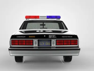 Chevrolet Caprice Classic Police 1989 3D model
