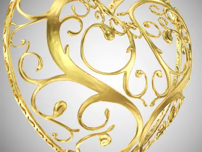 Intricate Heart 3D model