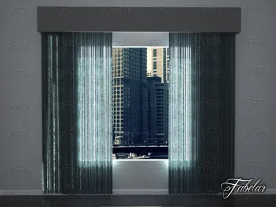 Curtains 01 3D model