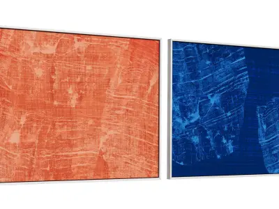 4 Abstract Frames  Set 13 3D model