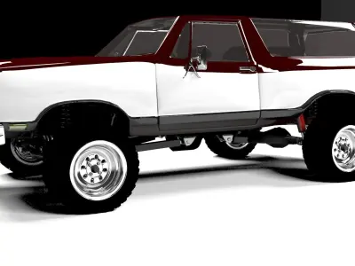 Dodge Ramcharger 1980 truck 3D model