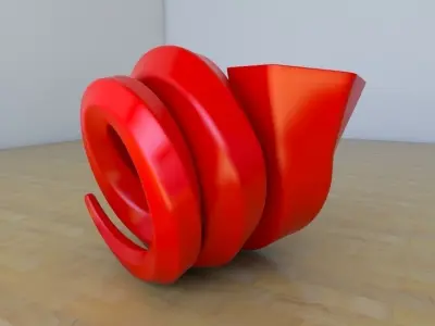 Snail Vase Free 3D print model