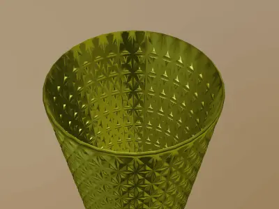 Realistic Crystal Glass 3D Model Free 3D model