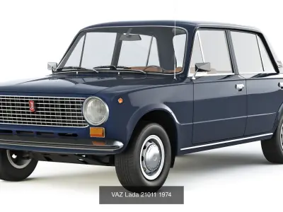 VAZ-2101 2102 Zhiguli  collection 3D Model Pack
