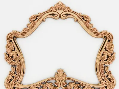 Frames for mirrors and paintings 20 pieces Set-1 3D model