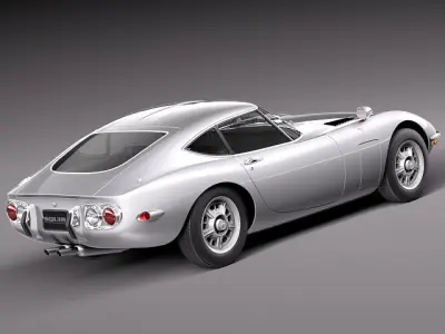 Toyota GT2000 1967-1970 3D model