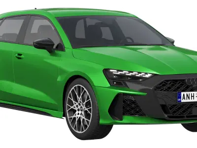 Audi RS3 Sportback 2025 3D model