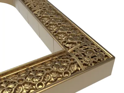 carved frame 3D model 32