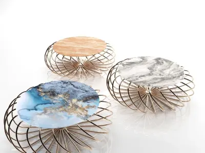 Infiniate Twisted Coffee Table 3D model
