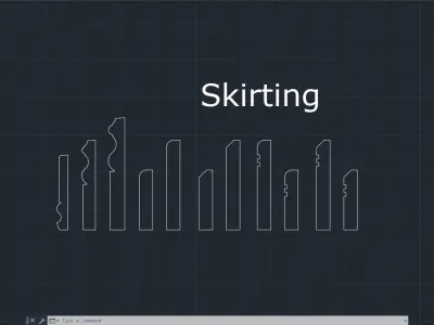 Skirting 3D model